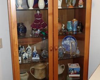 2 DOOR CURIO CABINET