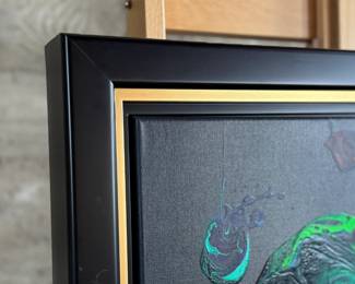 “The Love of Kre8tion”, an original acrylic on canvas painting by listed artist, Kre8. Comes with a certificate of authenticity and an appraisal from 2023 for $6,600. This piece measures in frame, 29” H x 29” W.