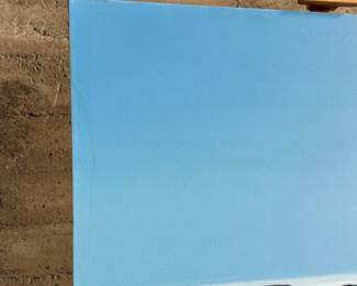 “Across Alvord”, a large original painting by listed artist, Marilyn Higginson. This piece measures, 50” H x 50” W.