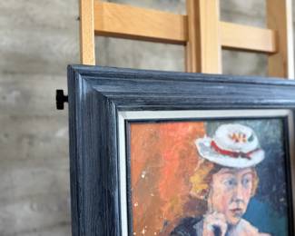 This lot features an original painting on board by listed artist, Anthony Jeffery circa 1980s/1990s. Professionally framed and measures in frame, 27.5” H x 23.5” W.