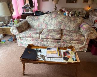 Vintage 3 cushion sofa