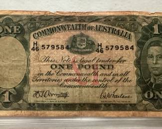 This fell out of a book while setting up; Aussie Aussie Aussie!