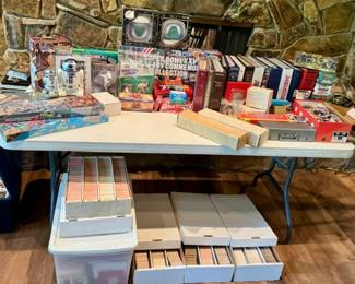 So many junk wax cards + full Texas Rangers sets from the 70s on