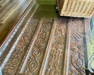 Hand Carved Indian Door Table