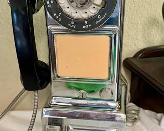 Functioning pay phone with home wiring (don't worry - you don't need coins to use)