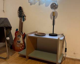Modular side table and table lamp 