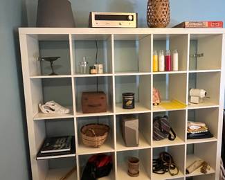 Home Decor and IKEA storage shelves 