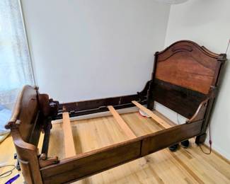 Antique French Mahogany Bed
