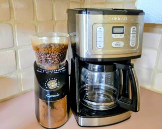 Coffee Maker and Coffee Grinder
