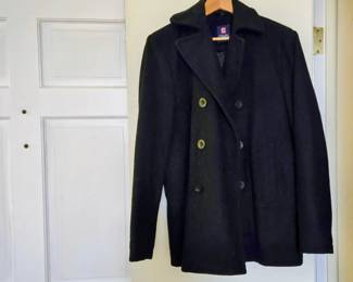 Navy Wool Peacoat
