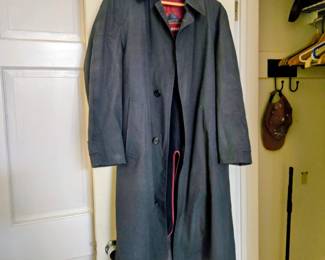 Lined Driving Coat