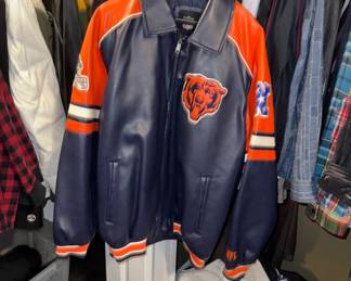 Leather Chicago Bears Jacket