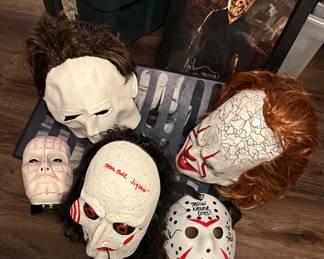 Haloween Masks, Some autographed