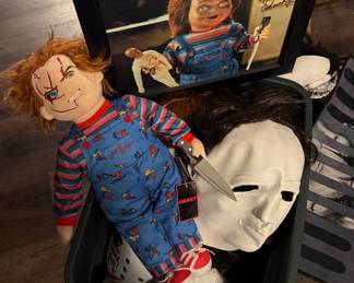 Chucky Doll & Autographed Picture