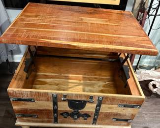 Mango Wood Storage Table