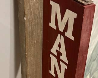 Mancave Wooden Sign