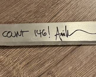 Autographed Ari Lehman Machete