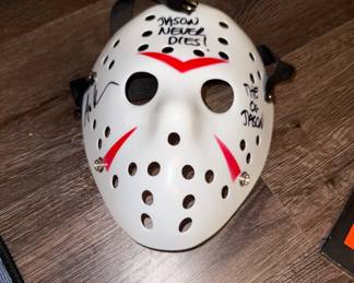 Autographed Jason Mask