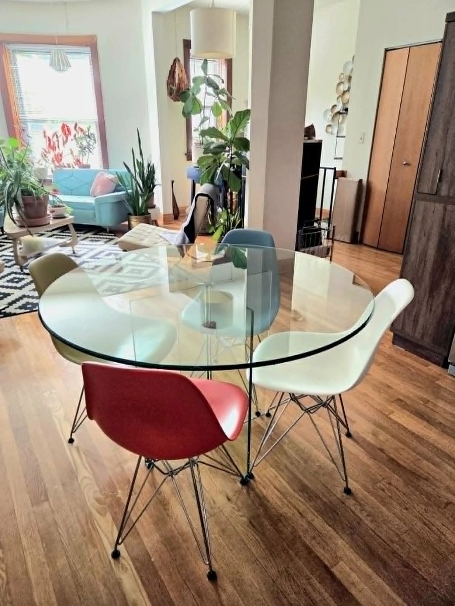 Authenticated Eames chairs, selling as a set only.