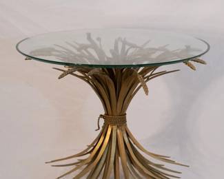 Coco Chanel-inspired wheat sheaf side table 1