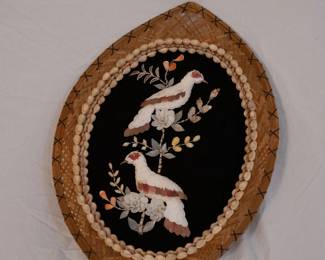 vintage seashell wall art