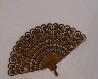 Vintage 1980s Burwood Resin Wall Fan