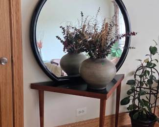 MCM entry table and 80s mirror