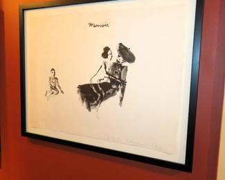 Nicolas Africano "Memoir" signed print