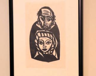 Laszlo Matulay woodcut