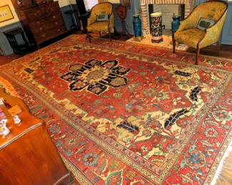 (BID ITEM) 18'x10.7' Heriz rug