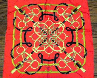 Hermes pocket square