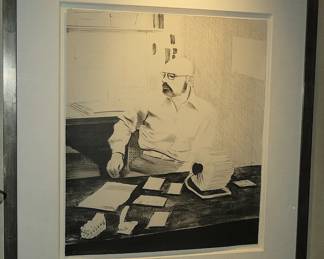 (BID ITEM) David Hockney "Sidney in His Office"