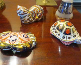 Royal Crown Derby Imari animals
