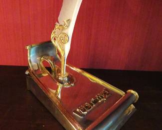 (BID ITEM) Swed Masters sterling inkwell (5/65) Yossi Swed