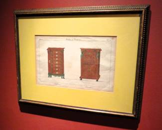 1830 French furniture design engravings