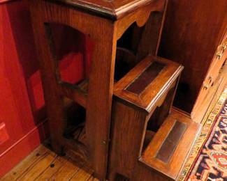 Antique library steps