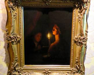 (BID ITEM) Godfried Schalcken "Young Artist Drawing an Antique Bust"