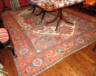 (BID ITEM) 14'x10.5' Heriz rug