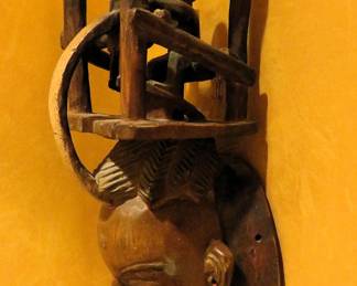 Ivory Coast Zaouli Guro mask