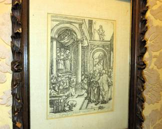 Marcantonio Raimondi after Albrecht Durer "Presentation of the virgin"