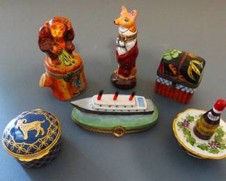 Limoges trinket boxes