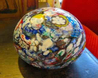 Murano "Thousand Flowers" paperweight
