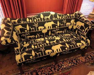 Diego Giacometti "Giacometti Zoo" upholstered sofa