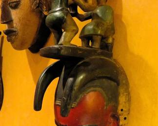 Ivory Coast Zaouli Guro mask