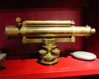 Victorian London brass surveyor's level