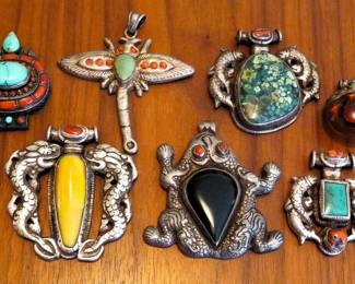  Nepalese sterling amulets
