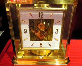 Jaeger-Le Coultre brass Atmos mantle clock