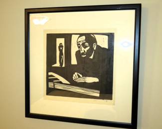 Laszlo Matulay woodcut