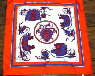 Hermes pocket square