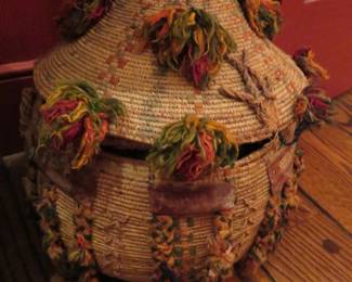 Antique Egyptian Bedouin wedding basket